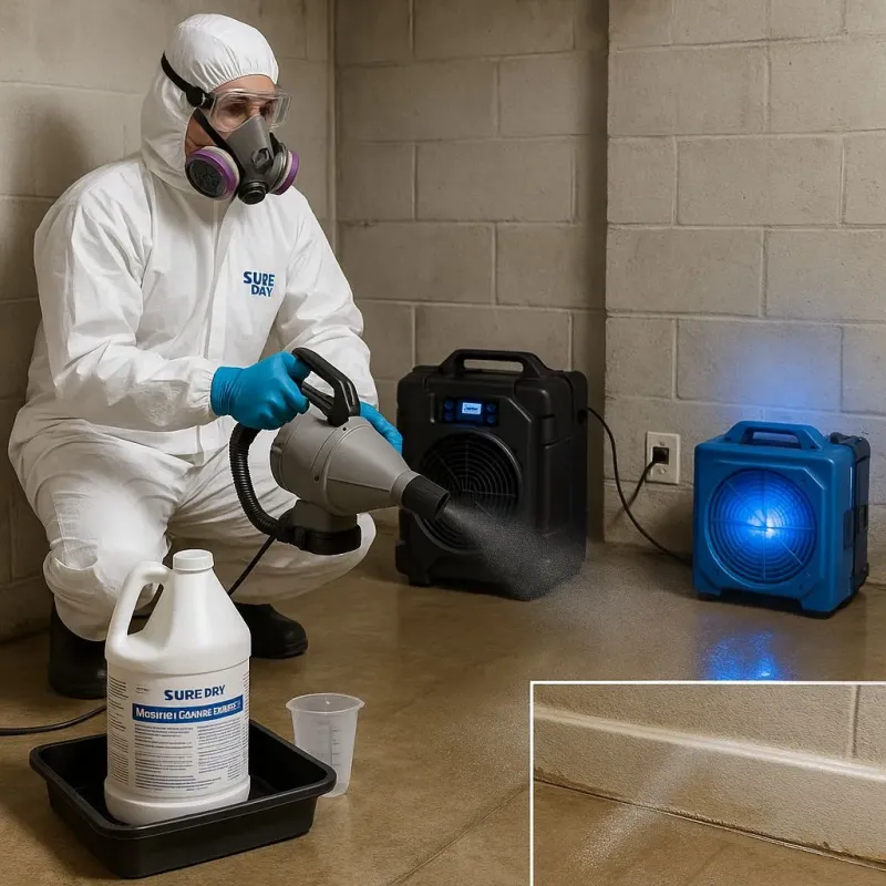 Sanitization and Odor Removal process in Clearlake, CA